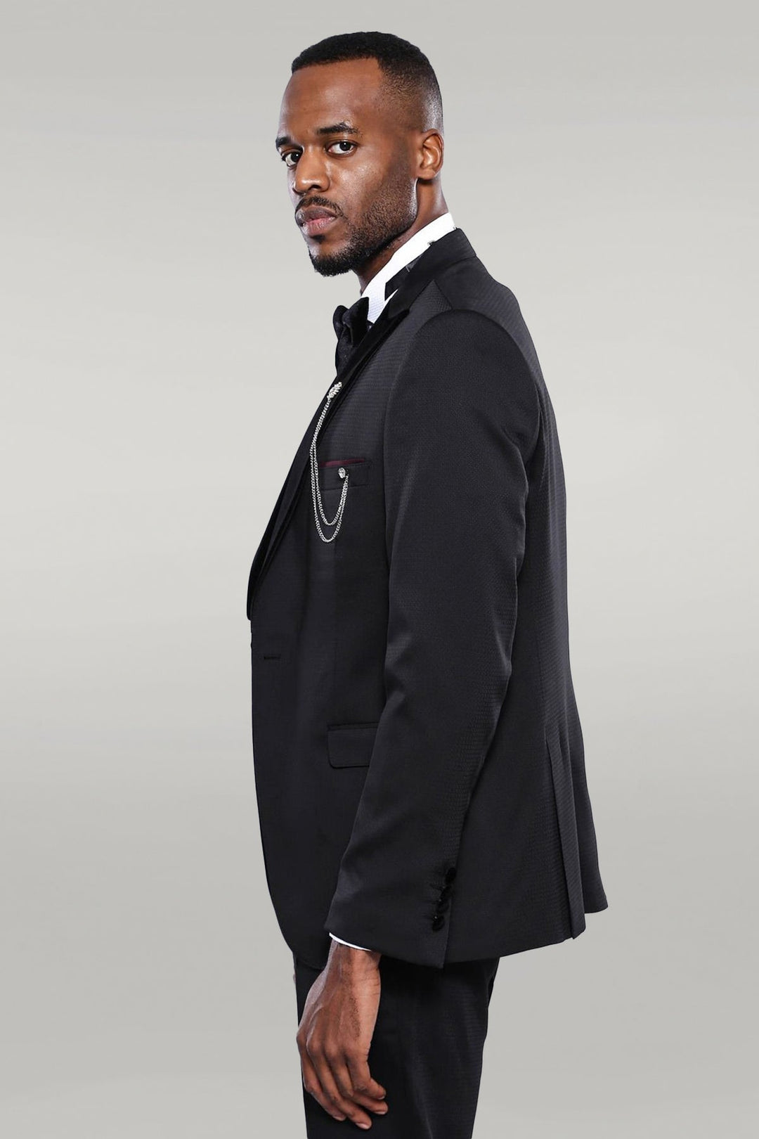 Fashion Men's 3 Pieces Flat Peak Lapel Tuxedos For Party (Blazer+vest+Pants) mens event wear