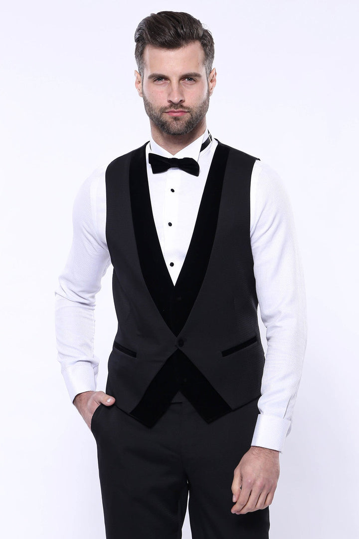 Fashion Men's 3 Pieces Flat Peak Lapel Tuxedos For Party (Blazer+vest+Pants) mens event wear