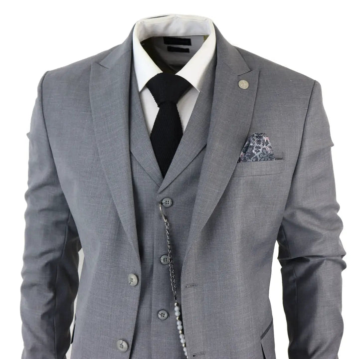 Fashion Men's 3 Pieces Flat Peak Lapel Tuxedos For Party (Blazer+vest+Pants) mens event wear