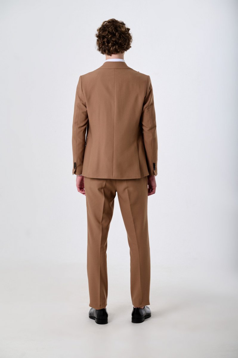 Fashion Men's 3 Pieces Flat Peak Lapel Tuxedos For Party (Blazer+vest+Pants) mens event wear