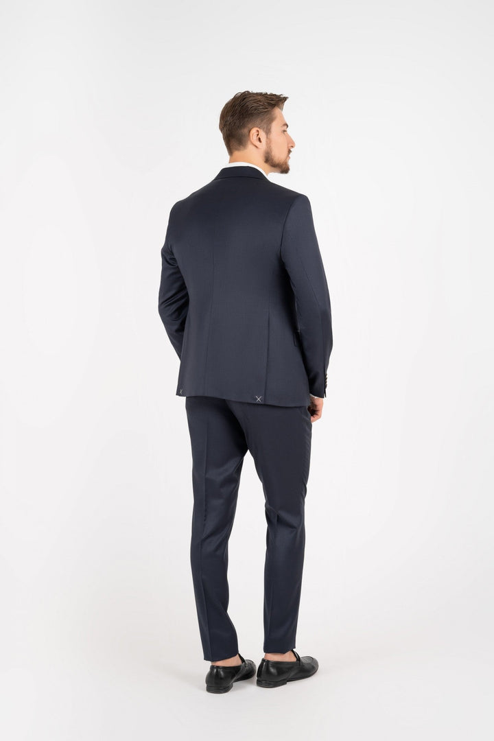 Fashion Men's 3 Pieces Flat Peak Lapel Tuxedos For Party (Blazer+vest+Pants) mens event wear