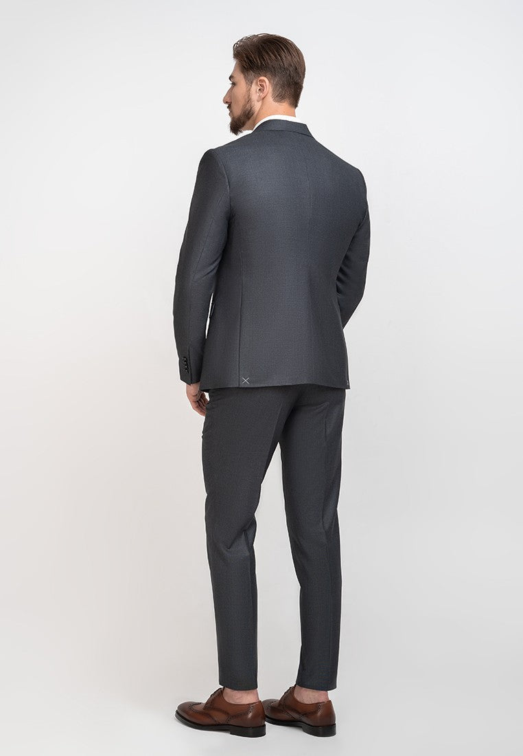 Fashion Men's 3 Pieces Flat Peak Lapel Tuxedos For Party (Blazer+vest+Pants) mens event wear