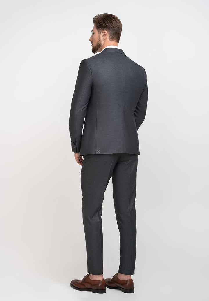 Fashion Men's 3 Pieces Flat Peak Lapel Tuxedos For Party (Blazer+vest+Pants) mens event wear