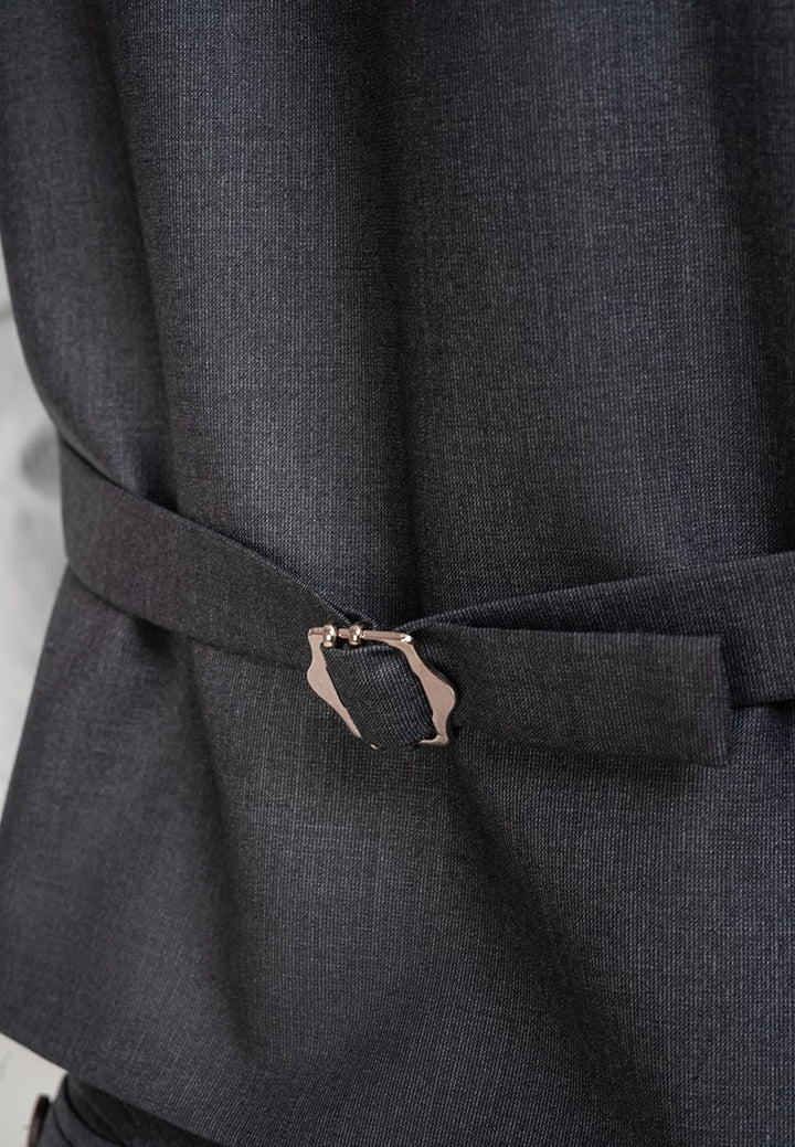 Fashion Men's 3 Pieces Flat Peak Lapel Tuxedos For Party (Blazer+vest+Pants) mens event wear