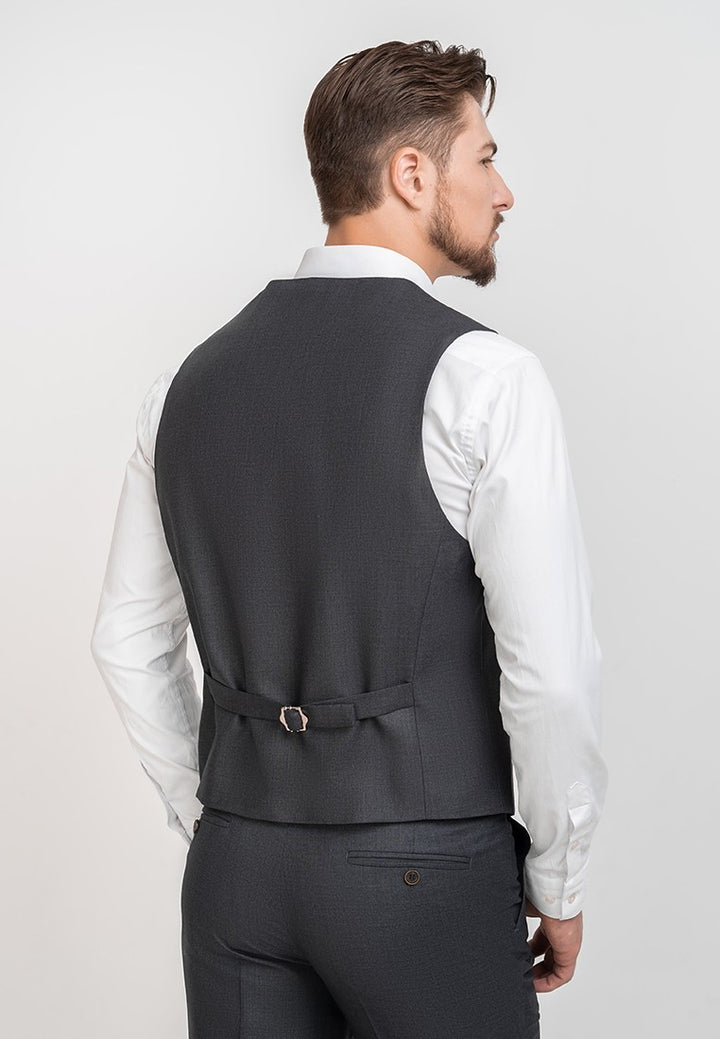 Fashion Men's 3 Pieces Flat Peak Lapel Tuxedos For Party (Blazer+vest+Pants) mens event wear