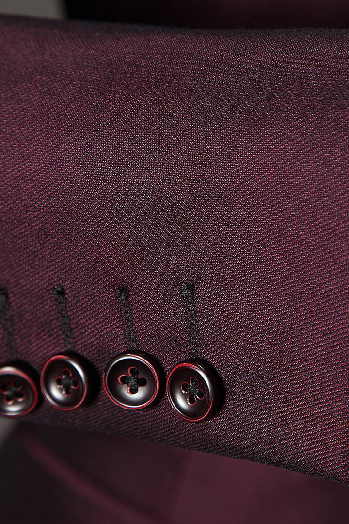 Fashion Men's 3 Pieces Flat Peak Lapel Tuxedos For Party (Blazer+vest+Pants) mens event wear