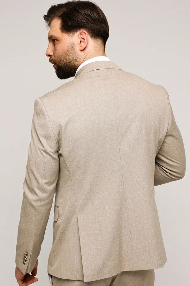 Fashion Men's 3 Pieces Flat Peak Lapel Tuxedos For Party (Blazer+vest+Pants) mens event wear