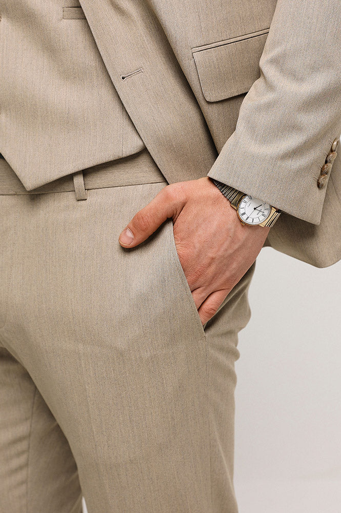 Fashion Men's 3 Pieces Flat Peak Lapel Tuxedos For Party (Blazer+vest+Pants) mens event wear