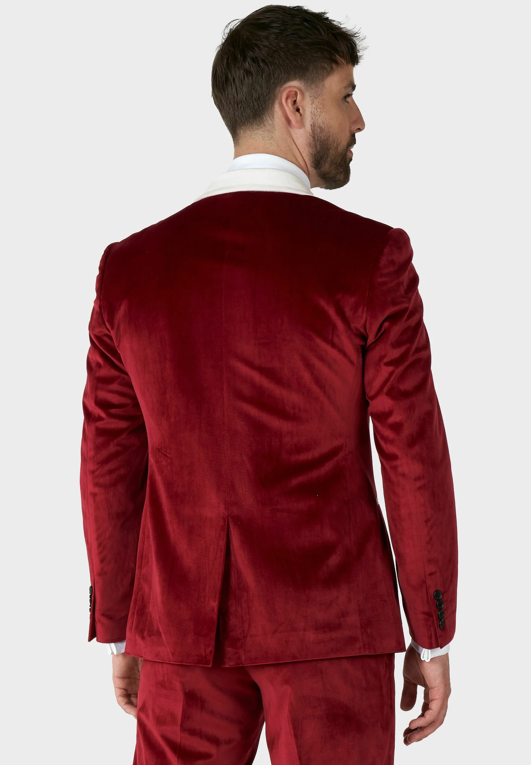 Fashionable Men's 2-piece Suit Velvet Shawl Collar Wedding Suit (Blazer+Pants) mens event wear