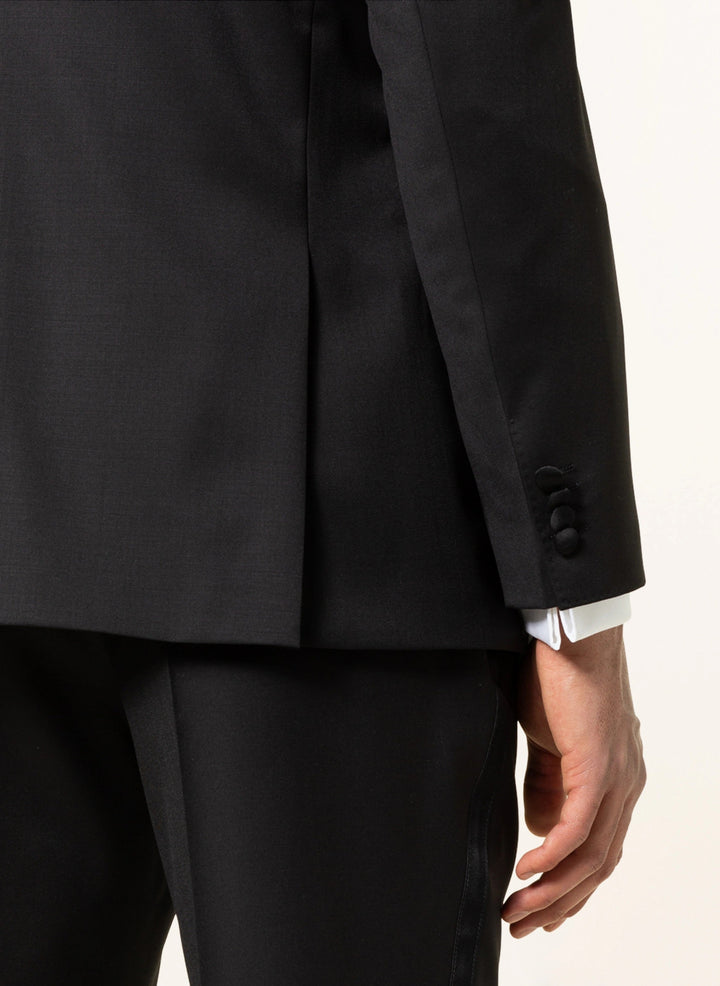 Fashionable Men's 2-piece Suit Velvet Shawl Collar Wedding Suit (Blazer+Pants) mens event wear