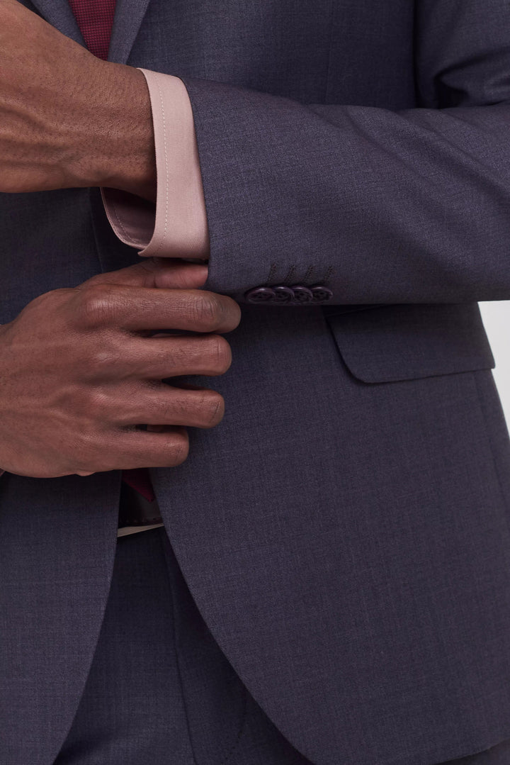 Forma 2 Piece Men's Suit Flat Notched Wedding Lapel (Blazer + Pants) mens event wear