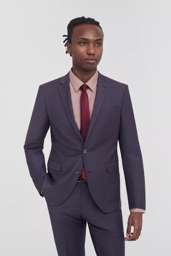 Forma 2 Piece Men's Suit Flat Notched Wedding Lapel (Blazer + Pants) mens event wear