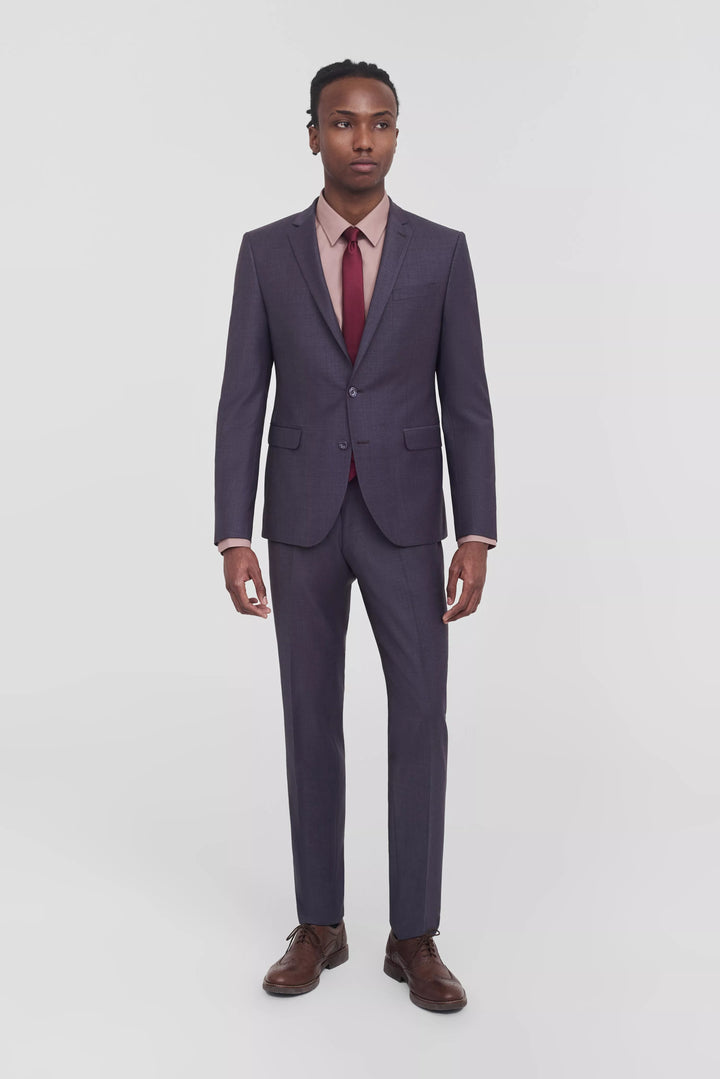 Forma 2 Piece Men's Suit Flat Notched Wedding Lapel (Blazer + Pants) mens event wear