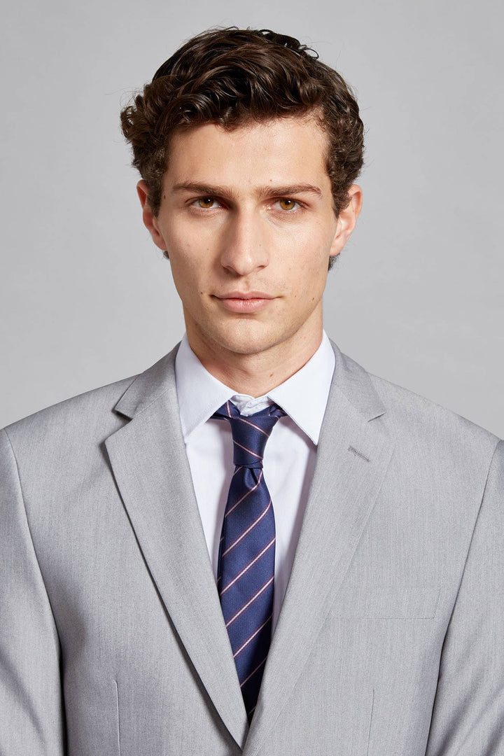 Formal 2 Pieces Mens Suit Flat Notch Lapel Tuxedos For Wedding (Blazer+Pants) mens event wear