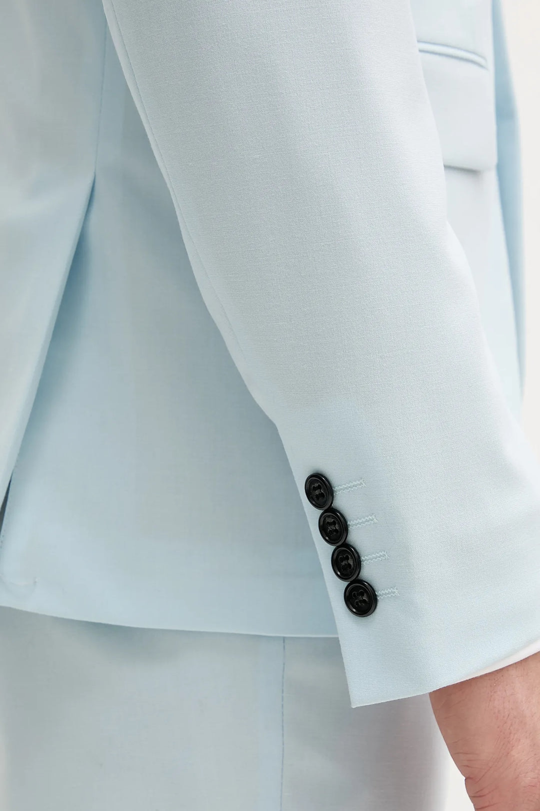 Formal 2 Pieces Mens Suit Flat Notch Lapel Tuxedos For Wedding (Blazer+Pants) mens event wear