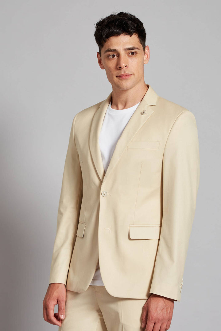 Formal 2 Pieces Mens Suit Flat Notch Lapel Tuxedos For Wedding (Blazer+Pants) mens event wear