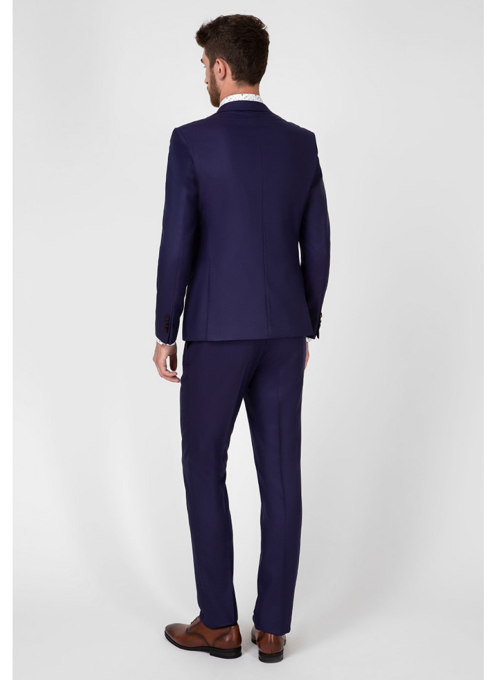 Formal 2 Pieces Mens Suit Flat Notch Lapel Tuxedos For Wedding (Blazer+Pants) mens event wear