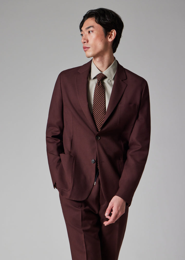 Formal 2 Pieces Mens Suit Flat Notch Lapel Tuxedos For Wedding (Blazer+Pants) mens event wear