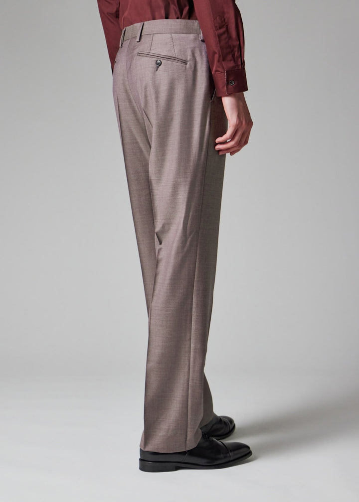 Formal 2 Pieces Mens Suit Flat Notch Lapel Tuxedos For Wedding (Blazer+Pants) mens event wear