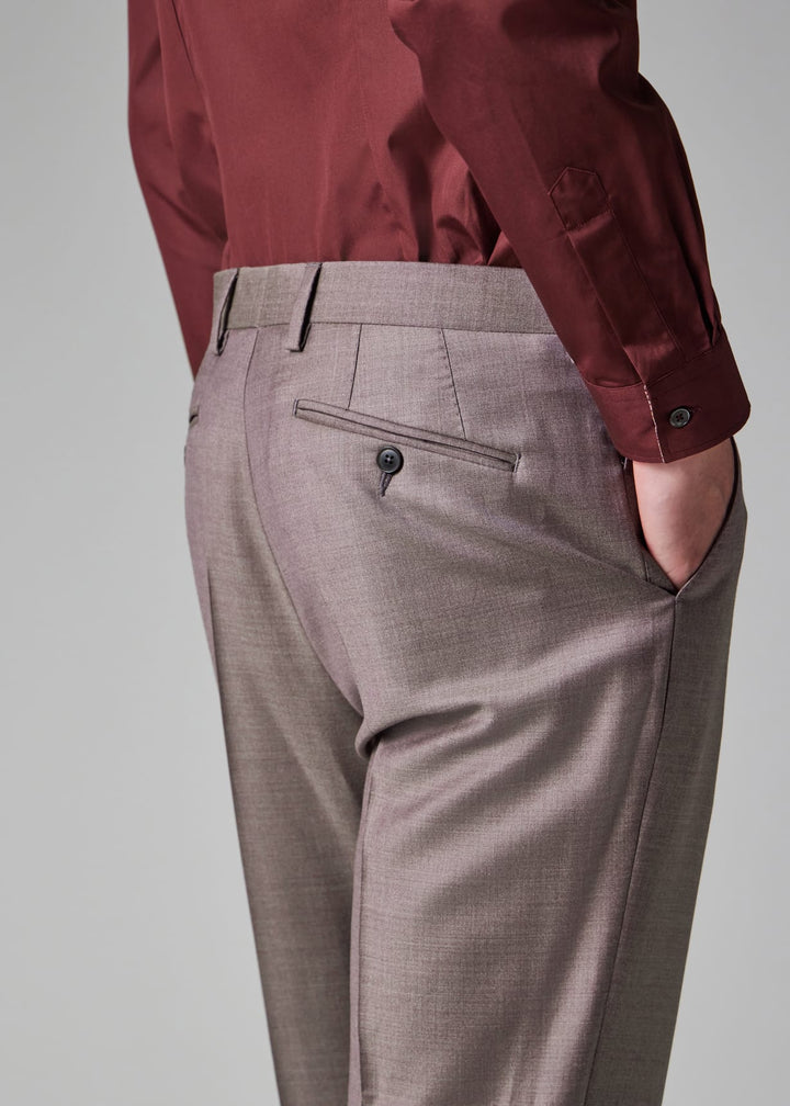 Formal 2 Pieces Mens Suit Flat Notch Lapel Tuxedos For Wedding (Blazer+Pants) mens event wear