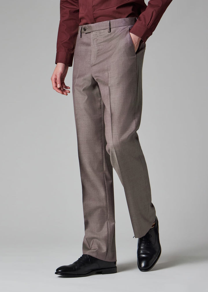 Formal 2 Pieces Mens Suit Flat Notch Lapel Tuxedos For Wedding (Blazer+Pants) mens event wear