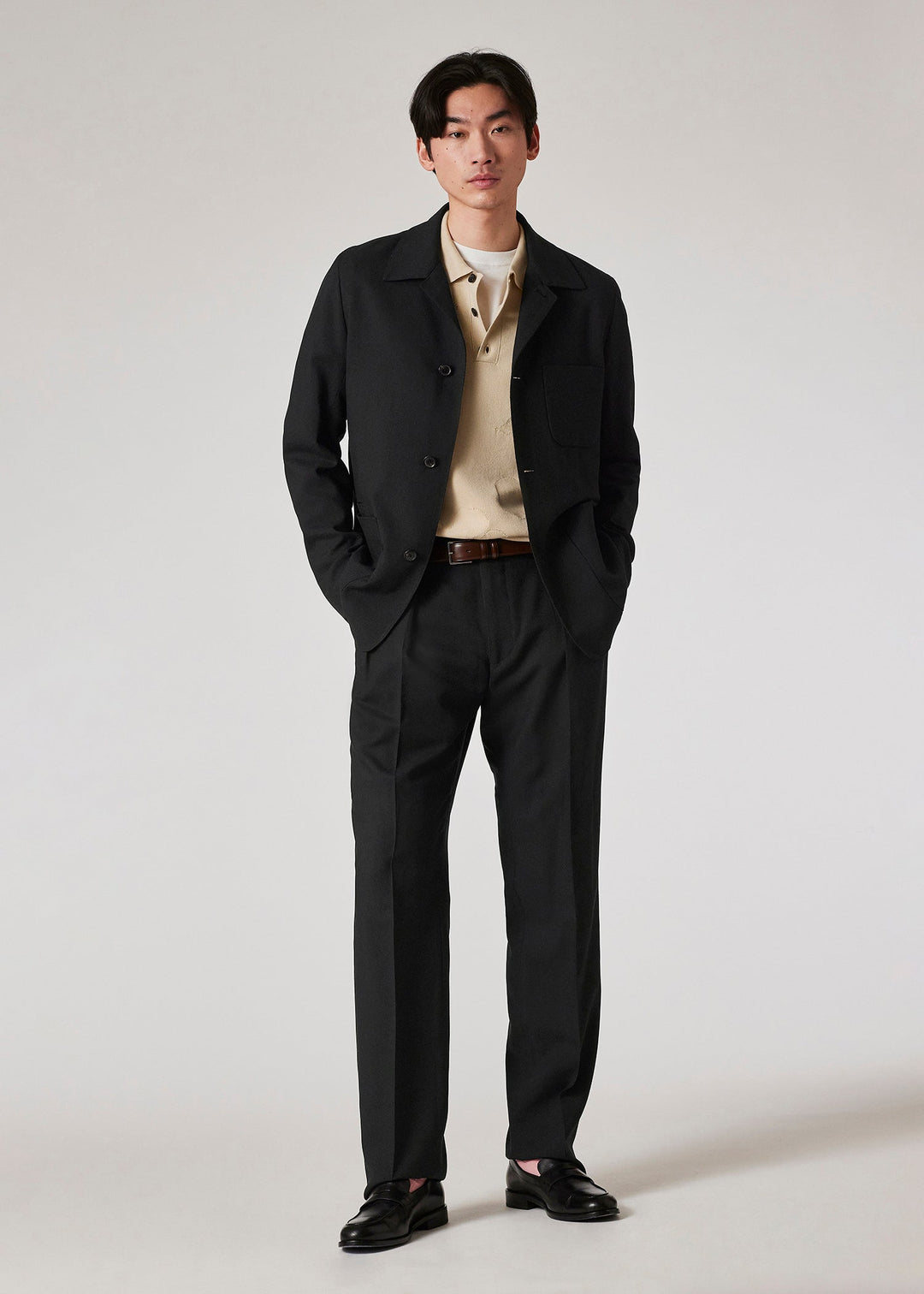 Formal 2 Pieces Mens Suit Flat Notch Lapel Tuxedos For Wedding (Blazer+Pants) mens event wear