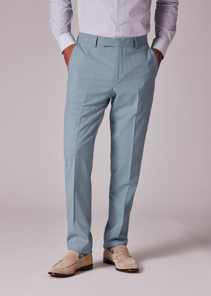 Formal 2 Pieces Mens Suit Flat Notch Lapel Tuxedos For Wedding (Blazer+Pants) mens event wear