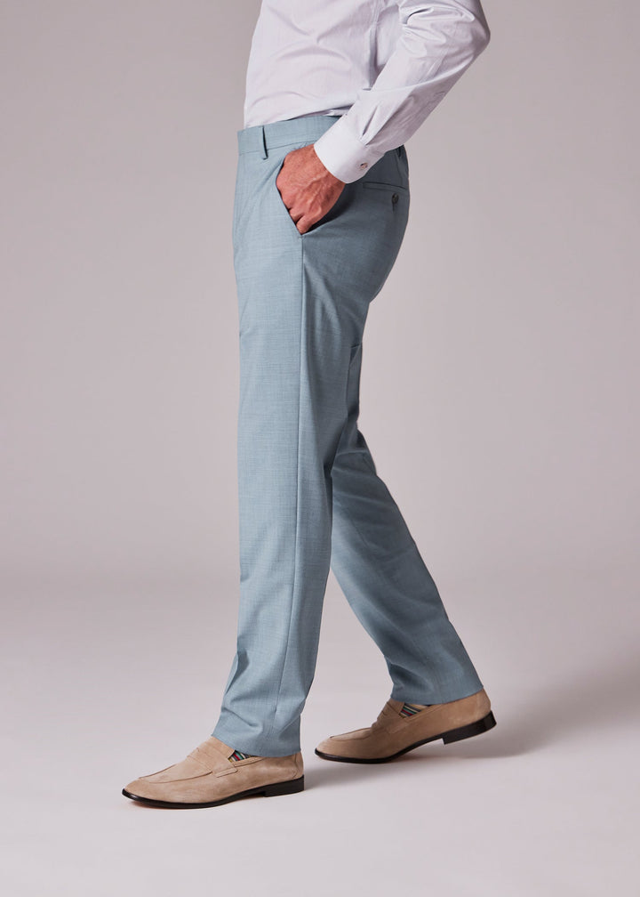 Formal 2 Pieces Mens Suit Flat Notch Lapel Tuxedos For Wedding (Blazer+Pants) mens event wear