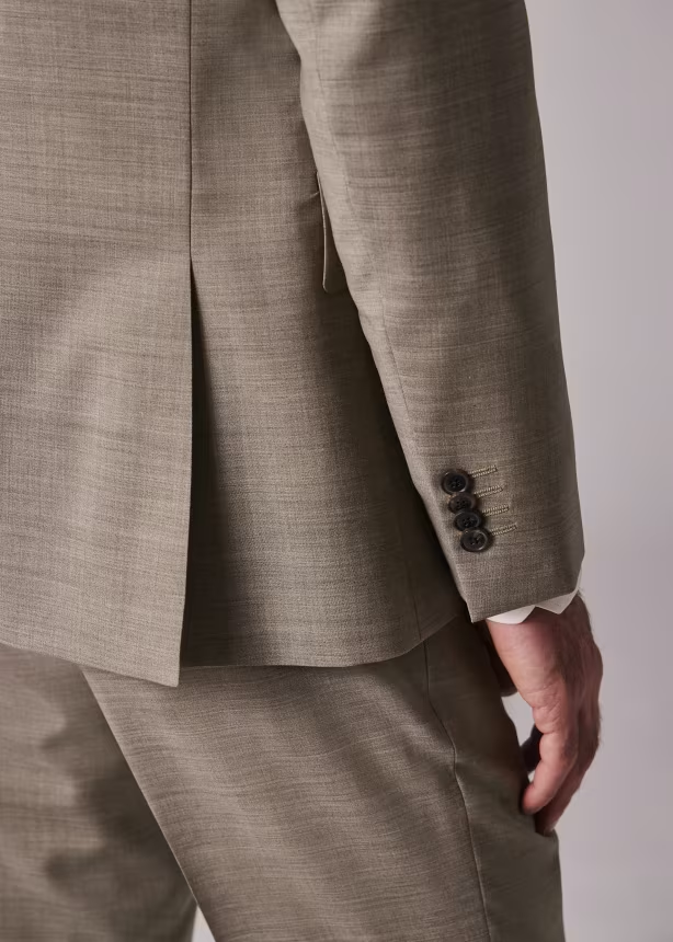 Formal 2 Pieces Mens Suit Flat Notch Lapel Tuxedos For Wedding (Blazer+Pants) mens event wear