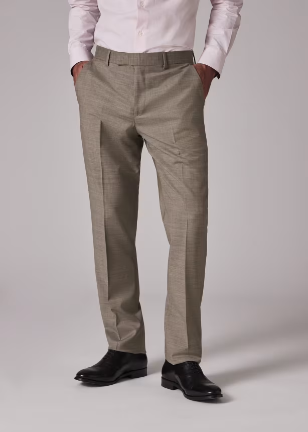 Formal 2 Pieces Mens Suit Flat Notch Lapel Tuxedos For Wedding (Blazer+Pants) mens event wear