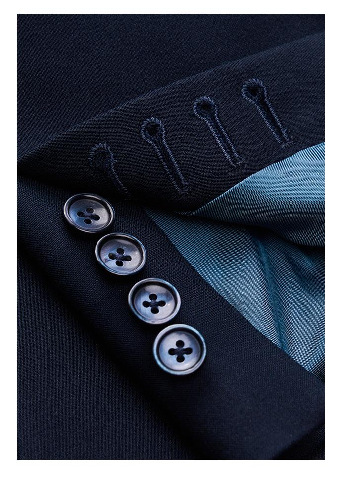 Formal 2 Pieces Mens Suit Flat Peak Lapel Tuxedos For Wedding (Blazer+Pants) mens event wear