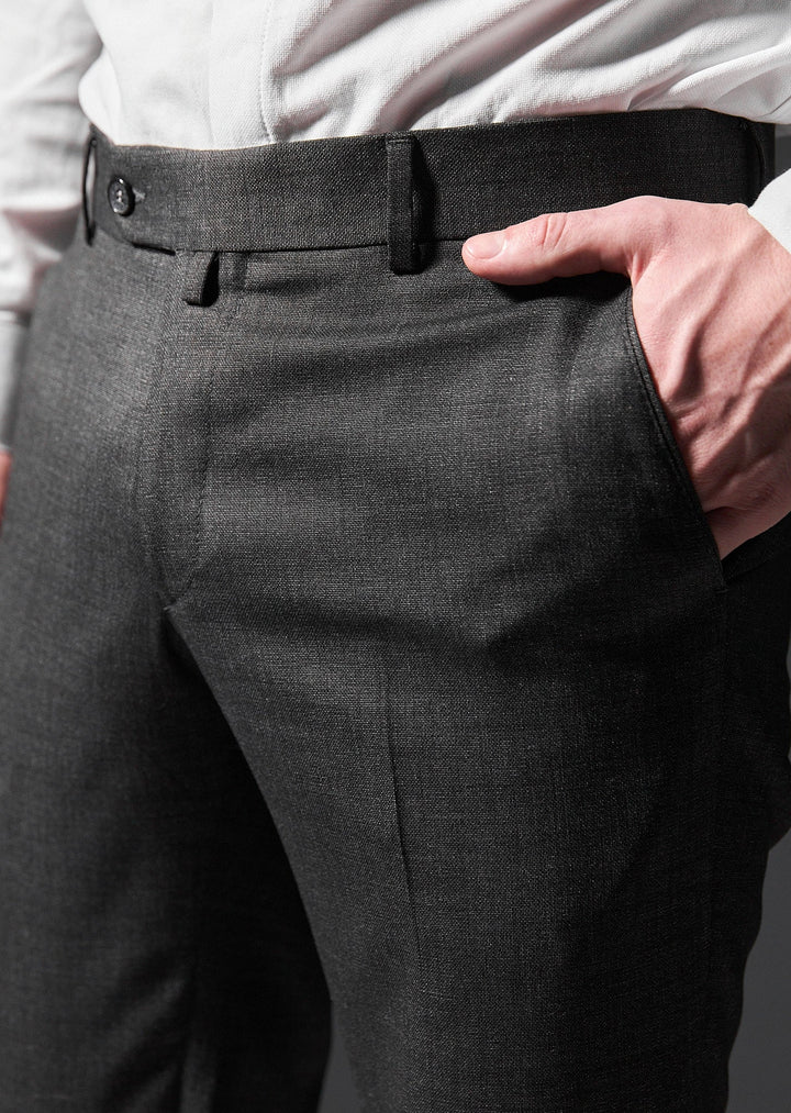 Formal 2 Pieces Mens Suit Flat Peak Lapel Tuxedos For Wedding (Blazer+Pants) mens event wear