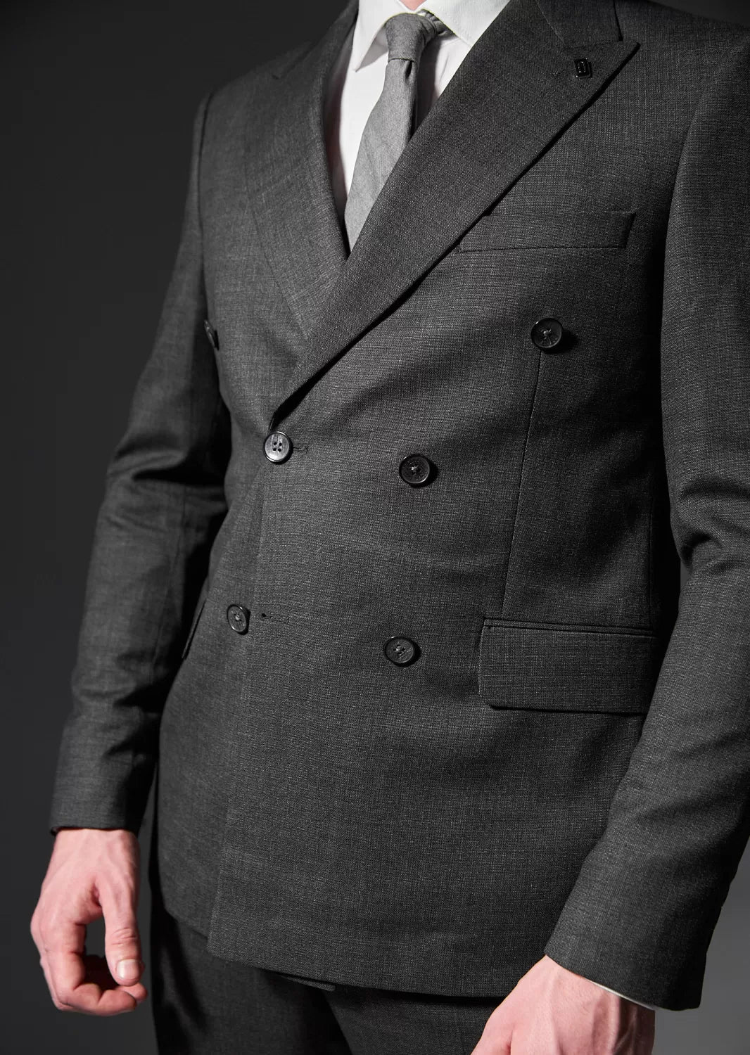 Formal 2 Pieces Mens Suit Flat Peak Lapel Tuxedos For Wedding (Blazer+Pants) mens event wear