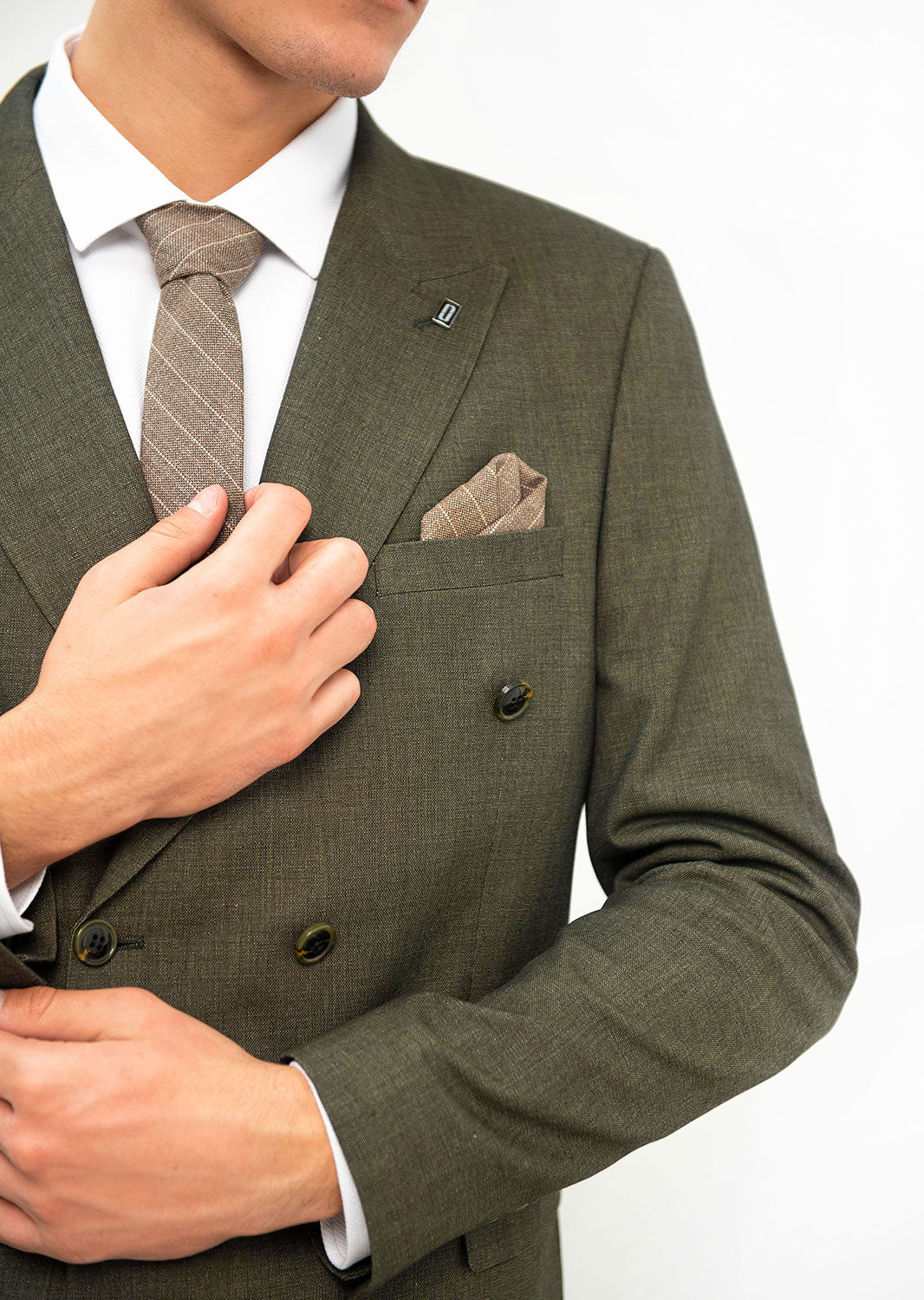 Formal 2 Pieces Mens Suit Flat Peak Lapel Tuxedos For Wedding (Blazer+Pants) mens event wear