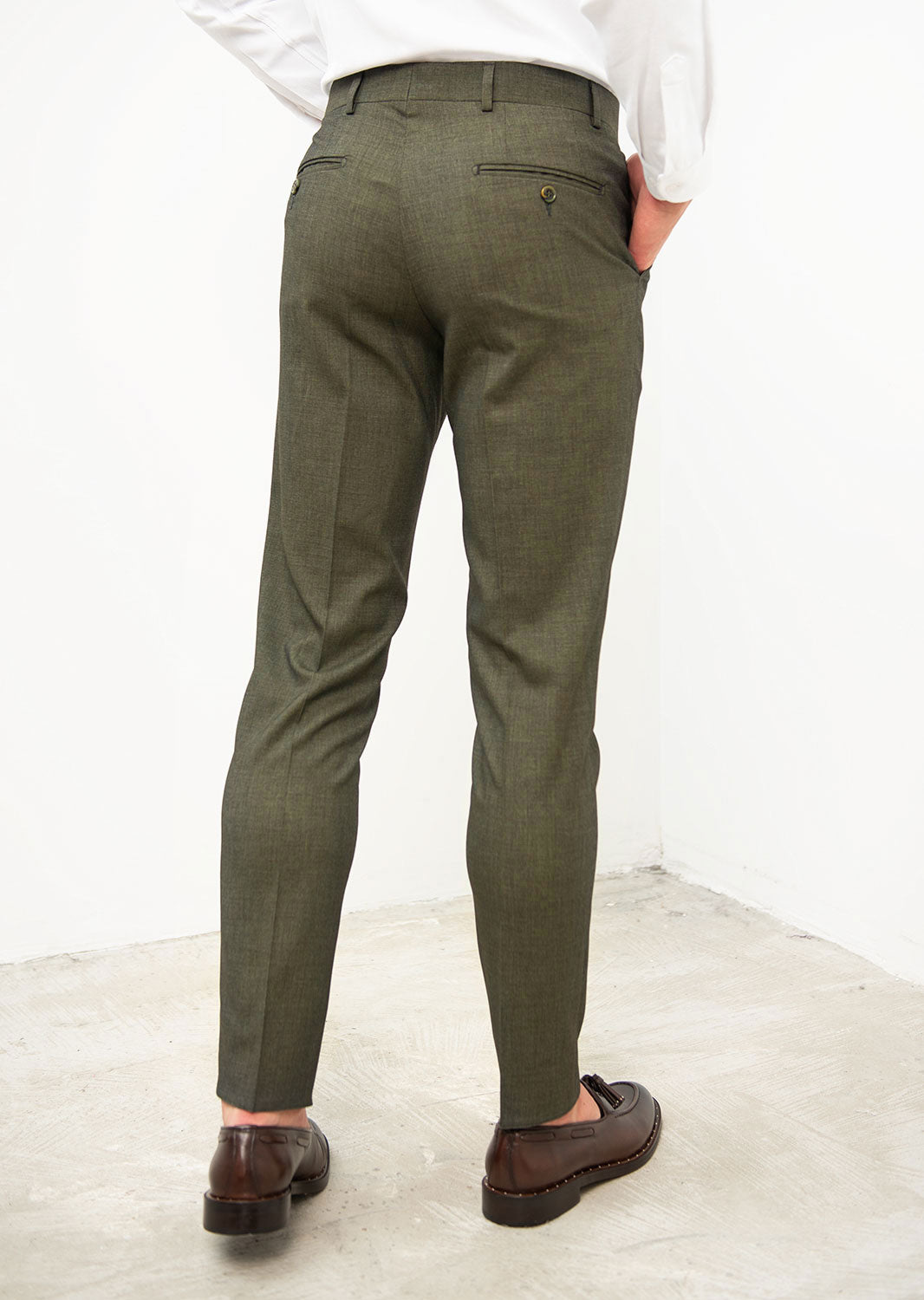 Formal 2 Pieces Mens Suit Flat Peak Lapel Tuxedos For Wedding (Blazer+Pants) mens event wear