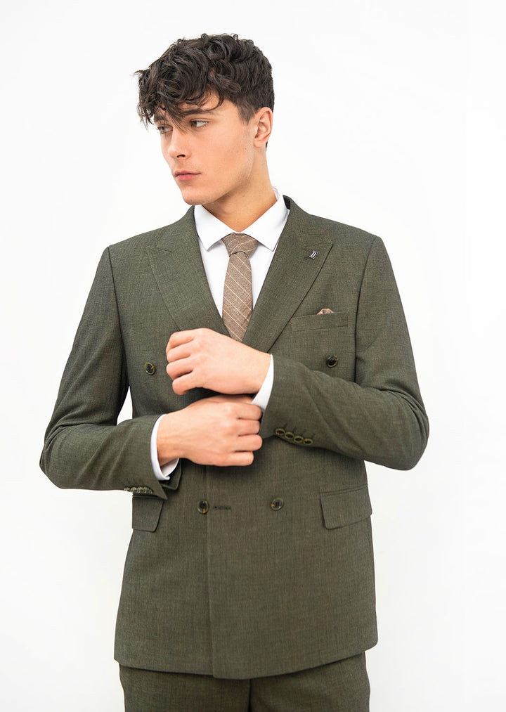 Formal 2 Pieces Mens Suit Flat Peak Lapel Tuxedos For Wedding (Blazer+Pants) mens event wear