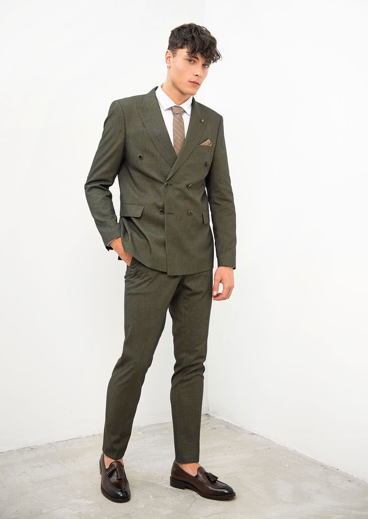 Formal 2 Pieces Mens Suit Flat Peak Lapel Tuxedos For Wedding (Blazer+Pants) mens event wear