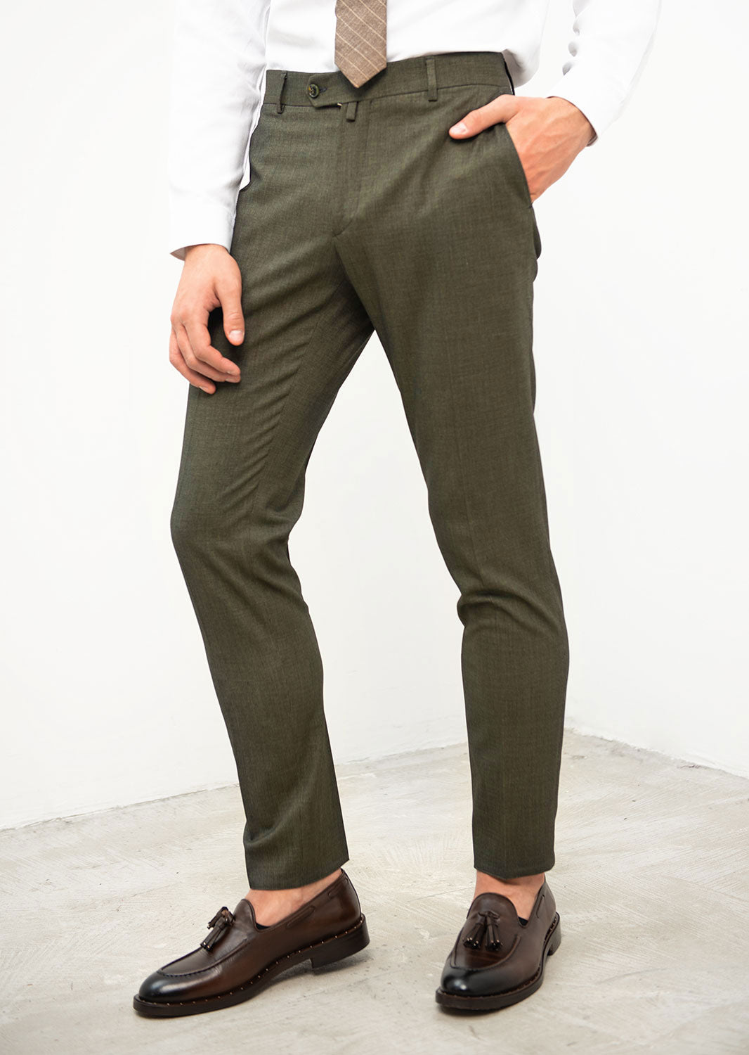 Formal 2 Pieces Mens Suit Flat Peak Lapel Tuxedos For Wedding (Blazer+Pants) mens event wear