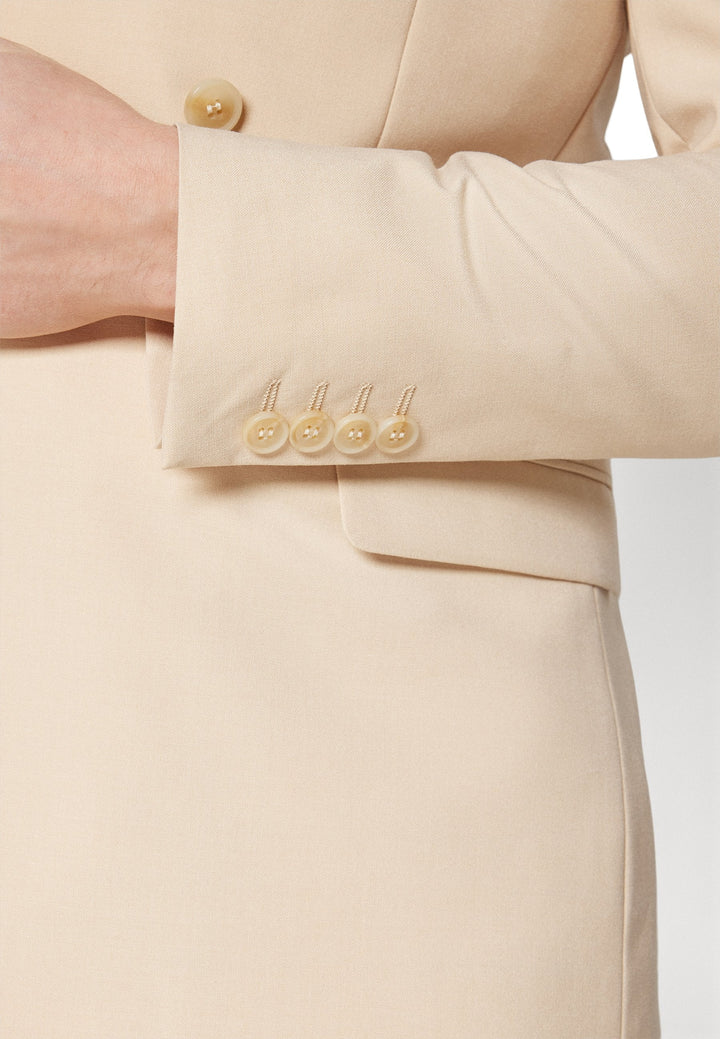 Formal 2 Pieces Mens Suit Flat Peak Lapel Tuxedos For Wedding (Blazer+Pants) mens event wear