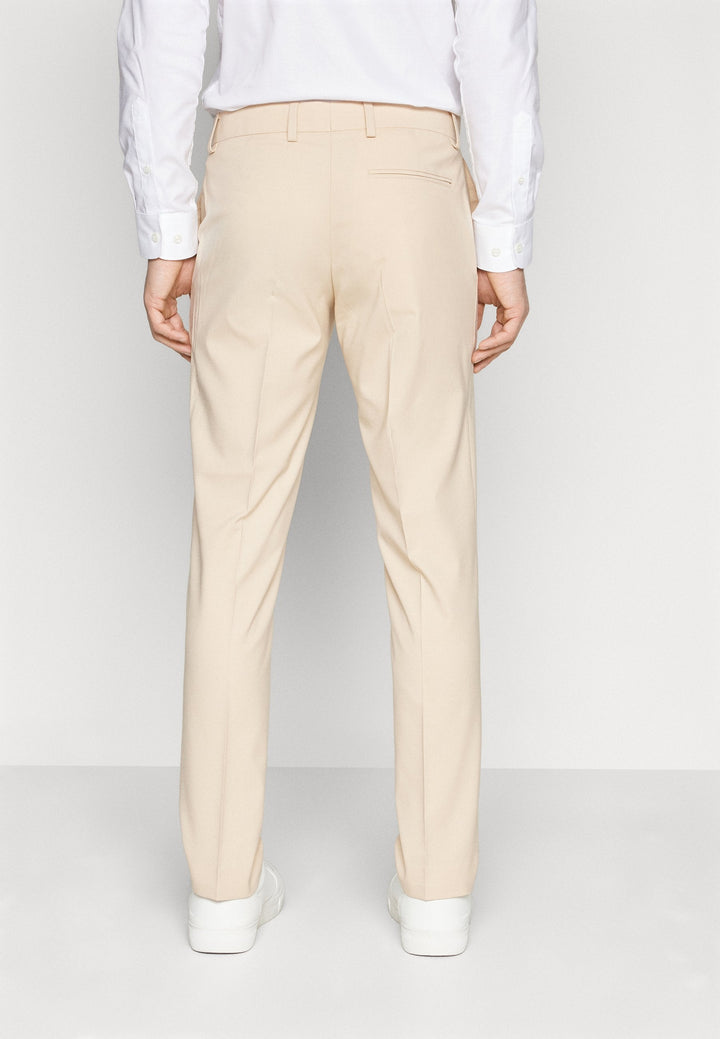 Formal 2 Pieces Mens Suit Flat Peak Lapel Tuxedos For Wedding (Blazer+Pants) mens event wear