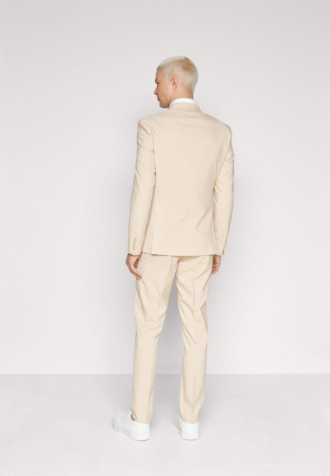 Formal 2 Pieces Mens Suit Flat Peak Lapel Tuxedos For Wedding (Blazer+Pants) mens event wear