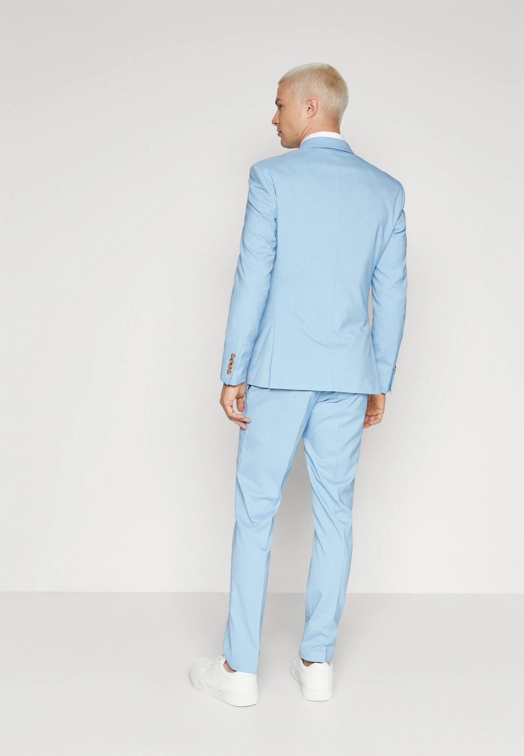 Formal 2 Pieces Mens Suit Flat Peak Lapel Tuxedos For Wedding (Blazer+Pants) mens event wear