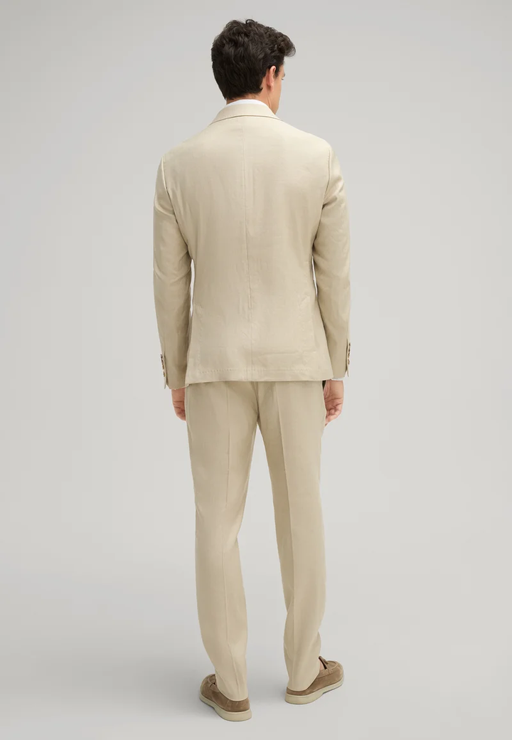 Formal 2 Pieces Mens Suit Flat Peak Lapel Tuxedos For Wedding (Blazer+Pants) mens event wear