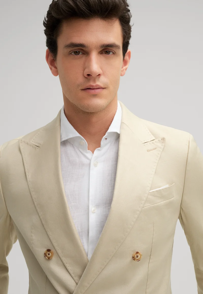 Formal 2 Pieces Mens Suit Flat Peak Lapel Tuxedos For Wedding (Blazer+Pants) mens event wear