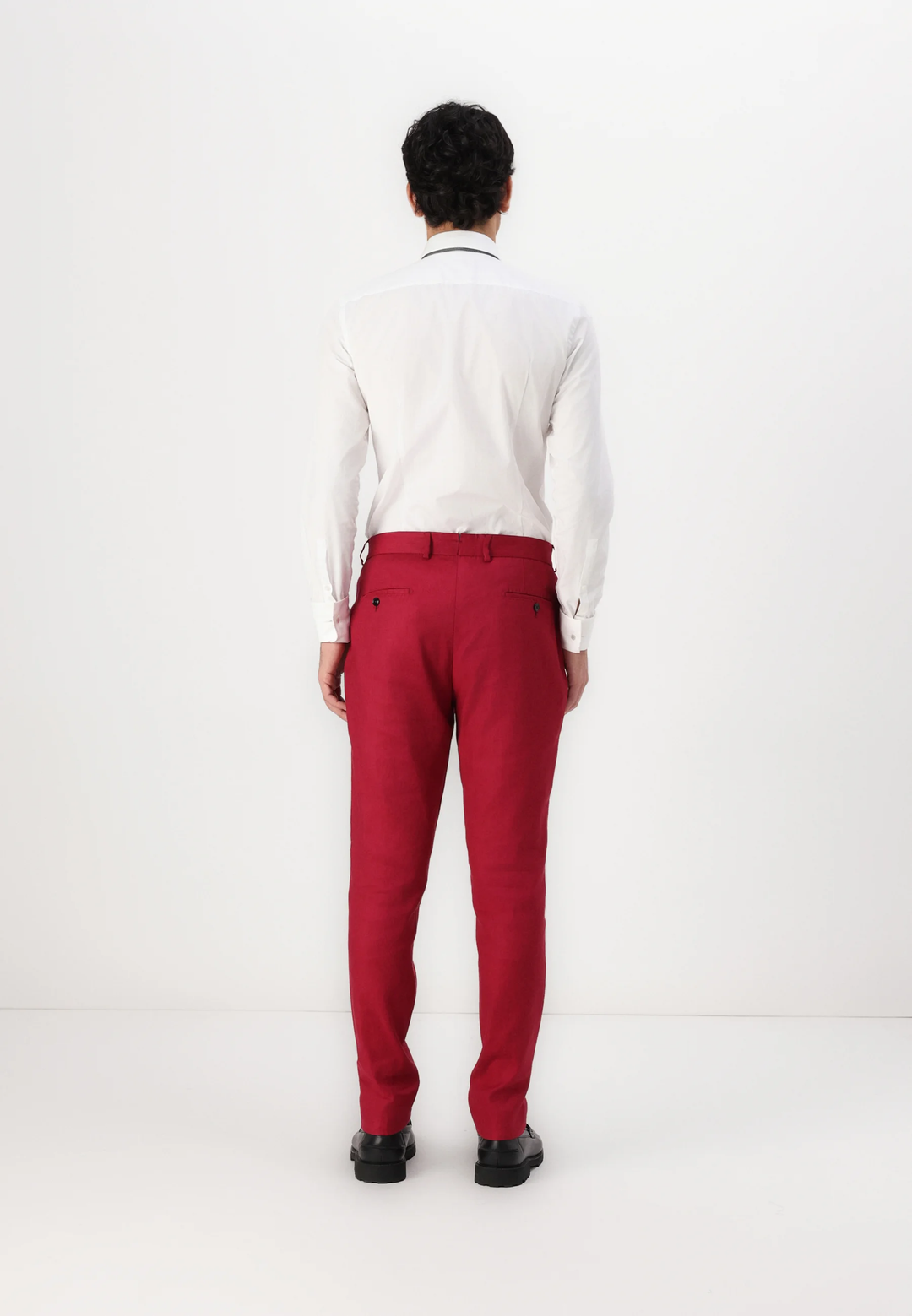 Formal 2 Pieces Mens Suit Flat Peak Lapel Tuxedos For Wedding (Blazer+Pants) mens event wear