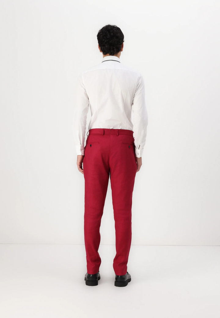 Formal 2 Pieces Mens Suit Flat Peak Lapel Tuxedos For Wedding (Blazer+Pants) mens event wear