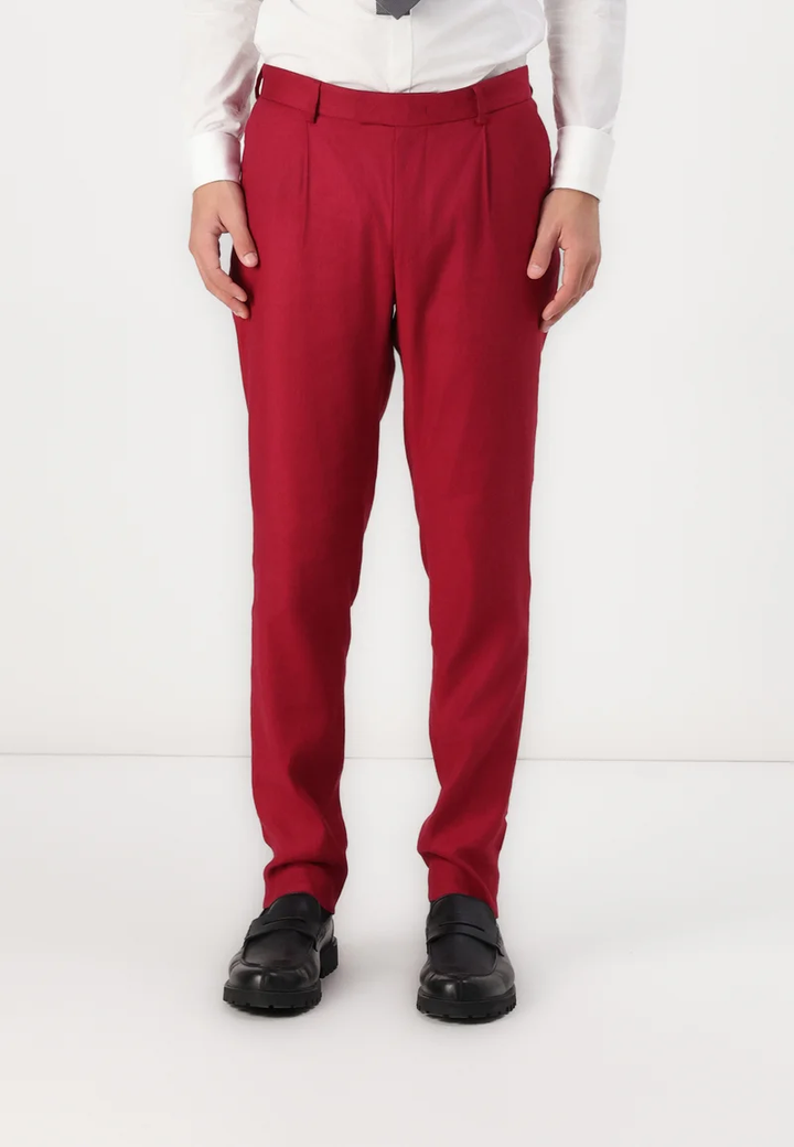 Formal 2 Pieces Mens Suit Flat Peak Lapel Tuxedos For Wedding (Blazer+Pants) mens event wear