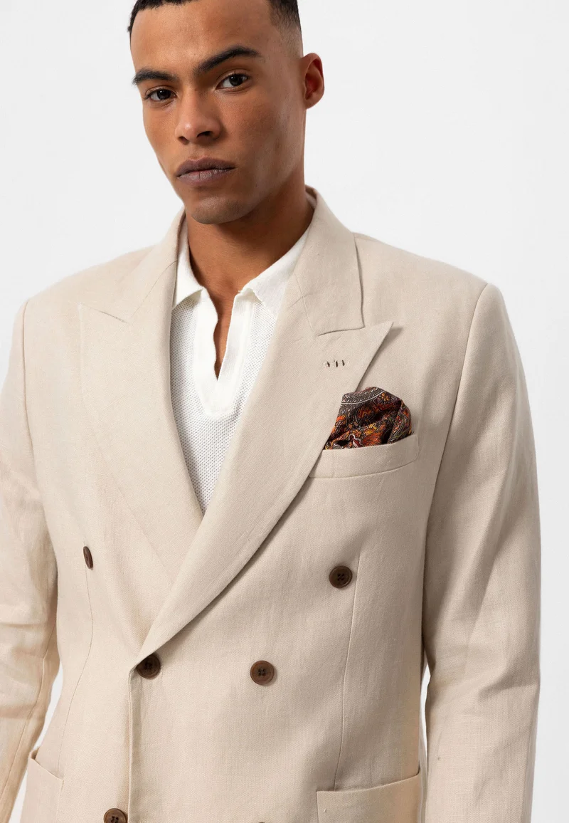 Formal 2 Pieces Mens Suit Flat Peak Lapel Tuxedos For Wedding (Blazer+Pants) mens event wear