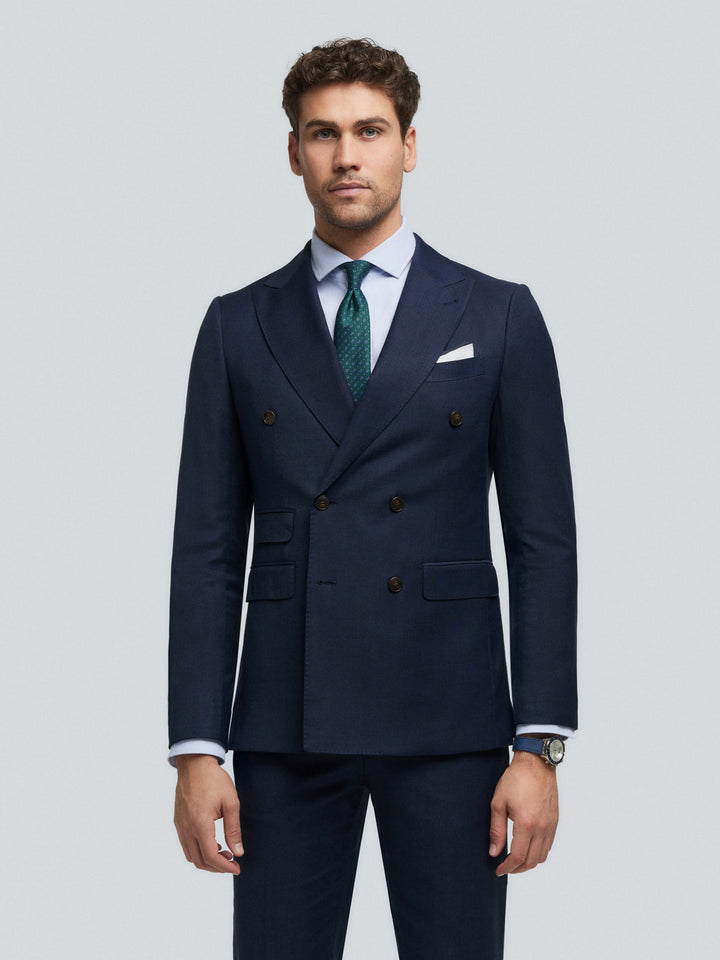 Formal 2 Pieces Mens Suit Flat Peak Lapel Tuxedos For Wedding (Blazer+Pants) mens event wear