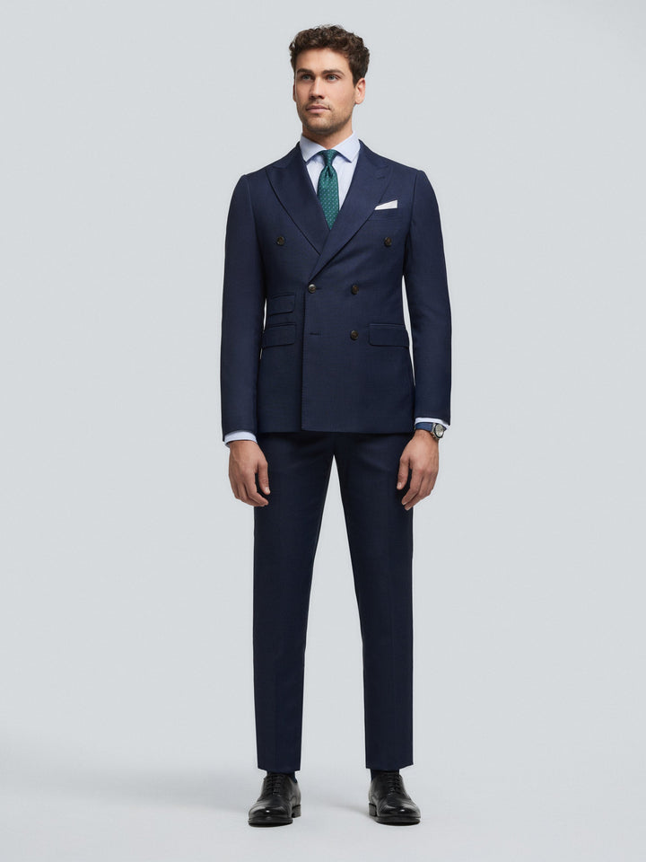 Formal 2 Pieces Mens Suit Flat Peak Lapel Tuxedos For Wedding (Blazer+Pants) mens event wear